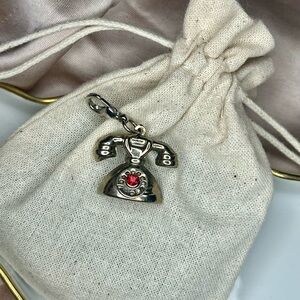 Vintage Telephone Charm